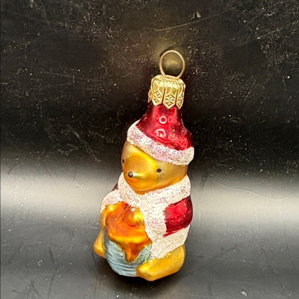 Festive Disney Winnie the Pooh Bear Christmas Ornament